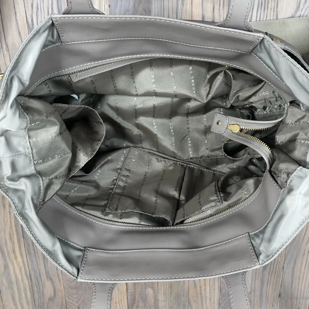 Marc by Marc Jacobs Taupe Nylon Baby Bag
